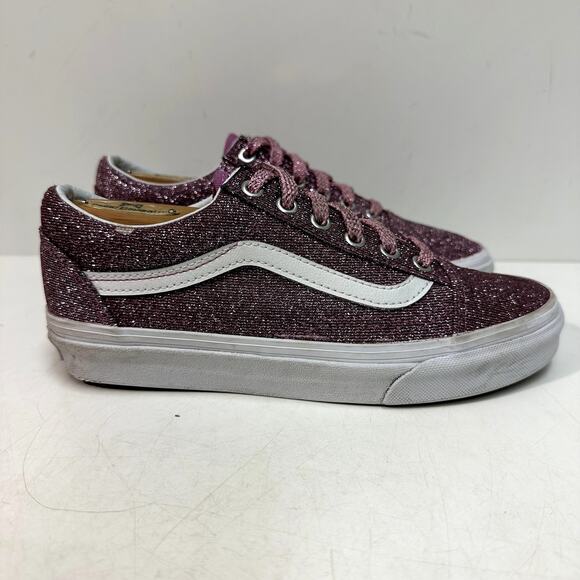 Vans Shoes - VGUC Vans Women's Old Skool Orchid Pink Metallic Glitter Skate Shoe 90s Y2K 6.5